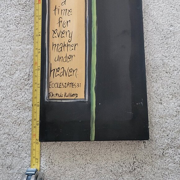 RHONDA KULLBERG Signed Hand Painted Inspirational Quotes Wall Art-Set of 4 - Picture 8 of 16